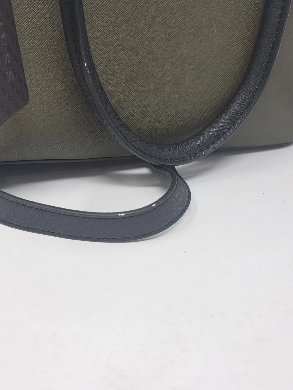 GUESS Olive Green and Black Bag Satchel Shoulder Crossbody Purse NWT